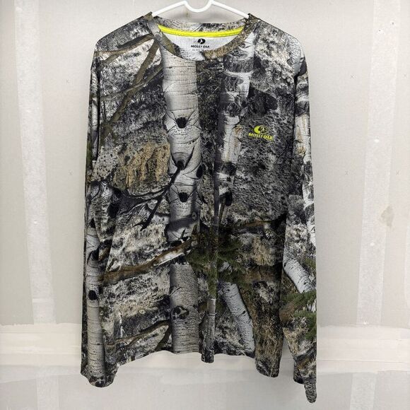 Mossy Oak Mens XL Performance Wear Long Sleeve Shirt EUC - Picture 1 of 4